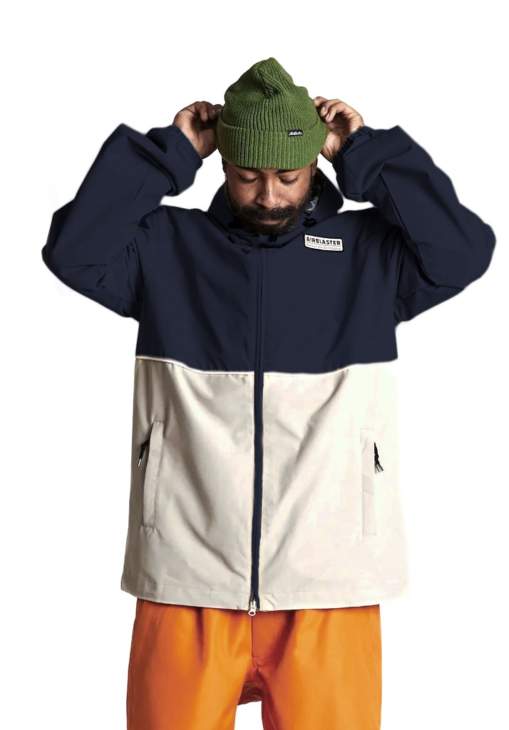 GIACCA SNOWBOARD AIRBLASTER REVERT JACKET NAVY BONE M (Size M)