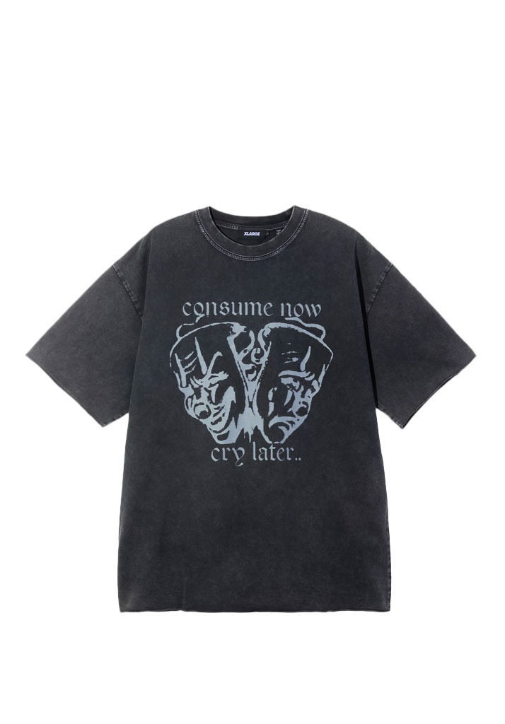 T-SHIRT MANICHE CORTE X-LARGE TWO FACE S/S TEE CHARCOAL L (Size L)