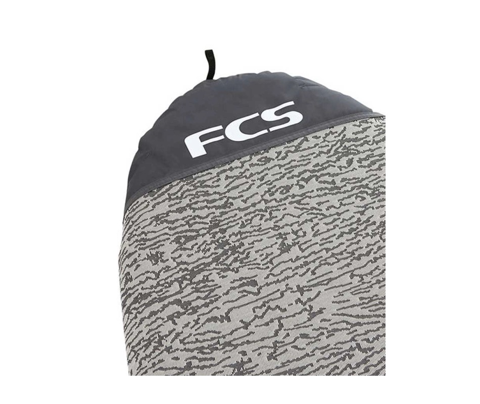FCS SACCA STRETCH 9'0'' LONGBOARD MONOGRAM COAL/LIME