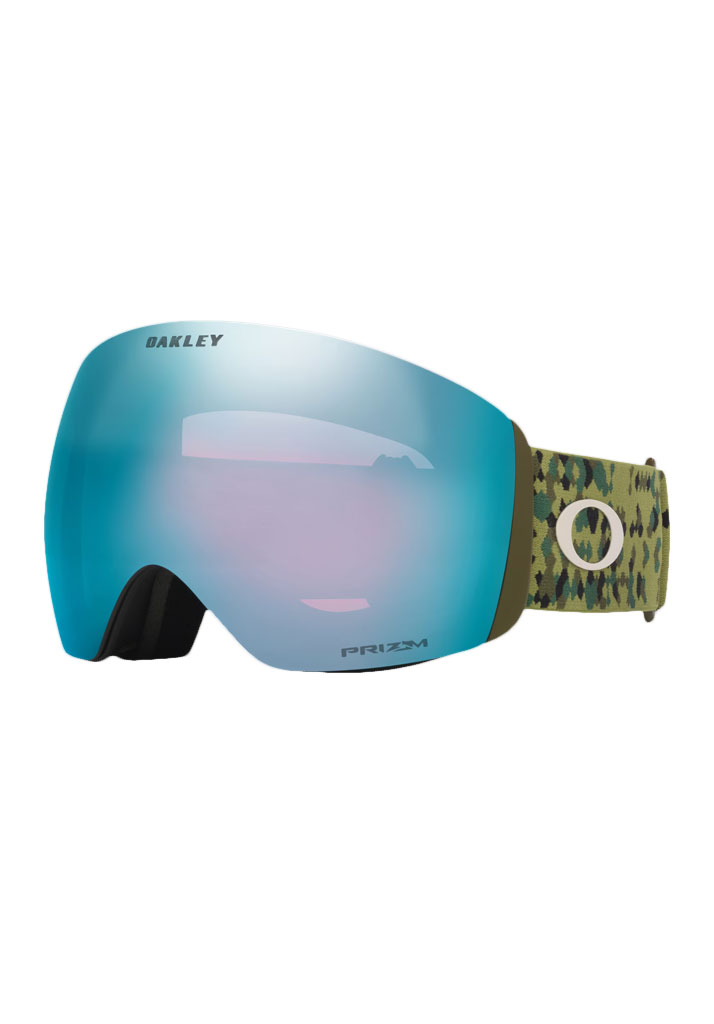 MASCHERA SNOWBOARD OAKLEY FLIGHT DECK L FERN FLURRY PRIZM SNOW SAPPHIRE IRIDIUM