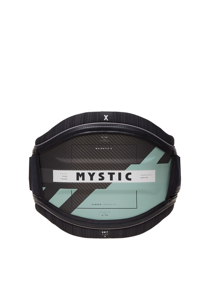 TRAPEZI E GANCI KITE MYSTIC MAJESTIC X WAIST HARNESS 957 BLACK GREEN L (Size L)