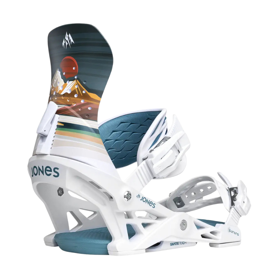 Jones Women's Aurora Snowboard Binding (BRACE WHITE, M)