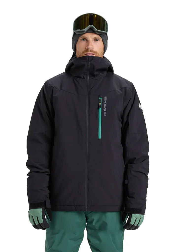GIACCA SNOWBOARD QUIKSILVER TITANO JACKET TRUE BLACK XL (Size XL)