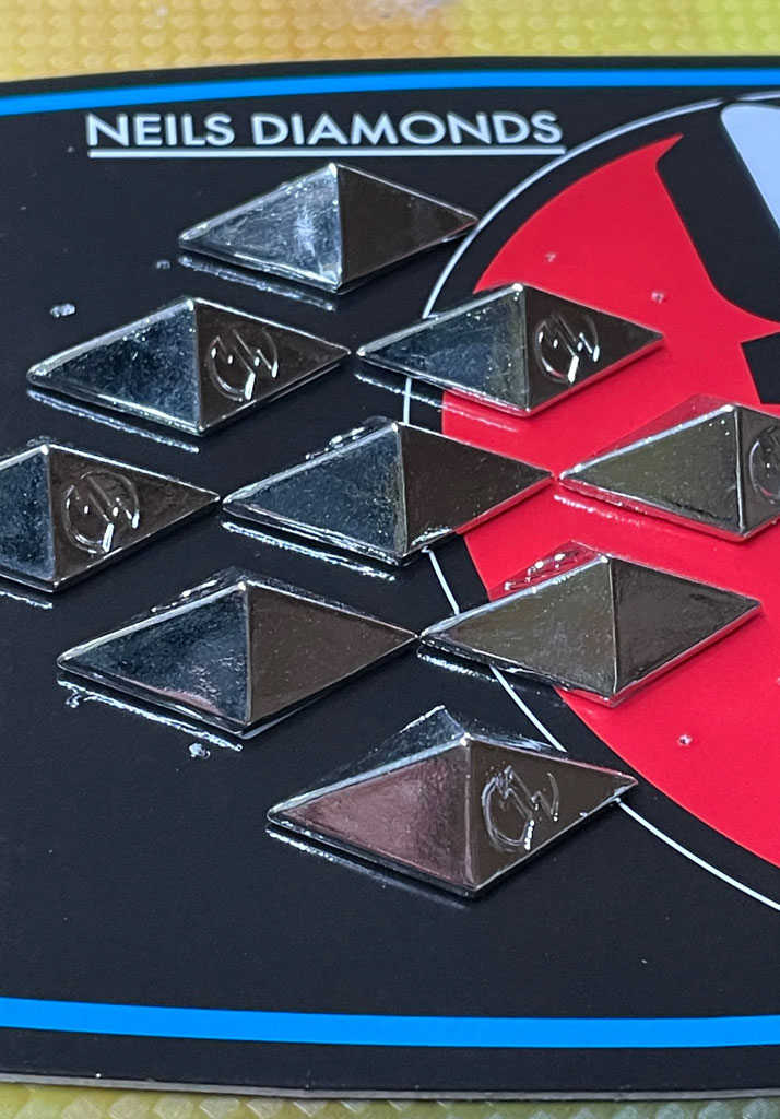 PAD ANTISCIVOLO OBJ NEILS DIAMONDS CHROME METAL 9PCS