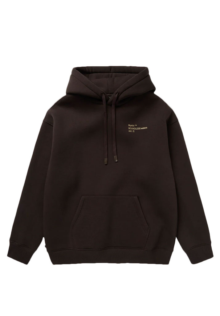 FELPA CAPPUCCIO MYSTIC HEARTSEASE HOOD SWEAT 736 DARK BROWN L (Size L)