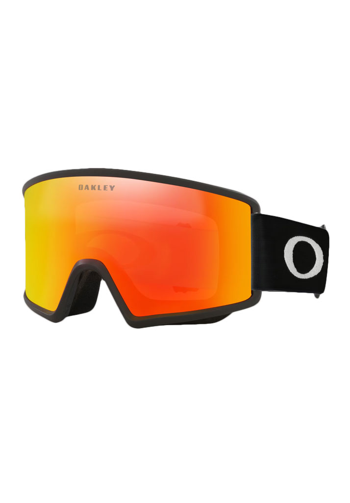 MASCHERA SNOWBOARD OAKLEY TARGET LINE M MATTE BLACK FIRE IRIDIUM