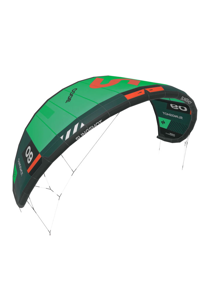 VELA KITESURF SLINGSHOT CODE V2 GREEN 9m (Size 9m)