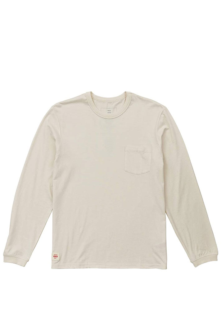 T-SHIRT MANICHE LUNGHE GLOBE EVERY DAMN DAY LS TEE BLEACH FREE M (Size M)