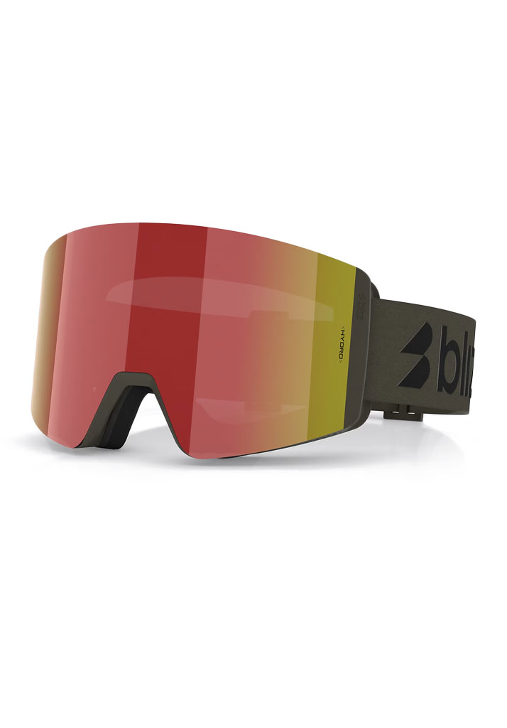 MASCHERA SNOWBOARD BLIZ G003 MATTE CAMO GREEN BROWN RED MULTICOLOR U