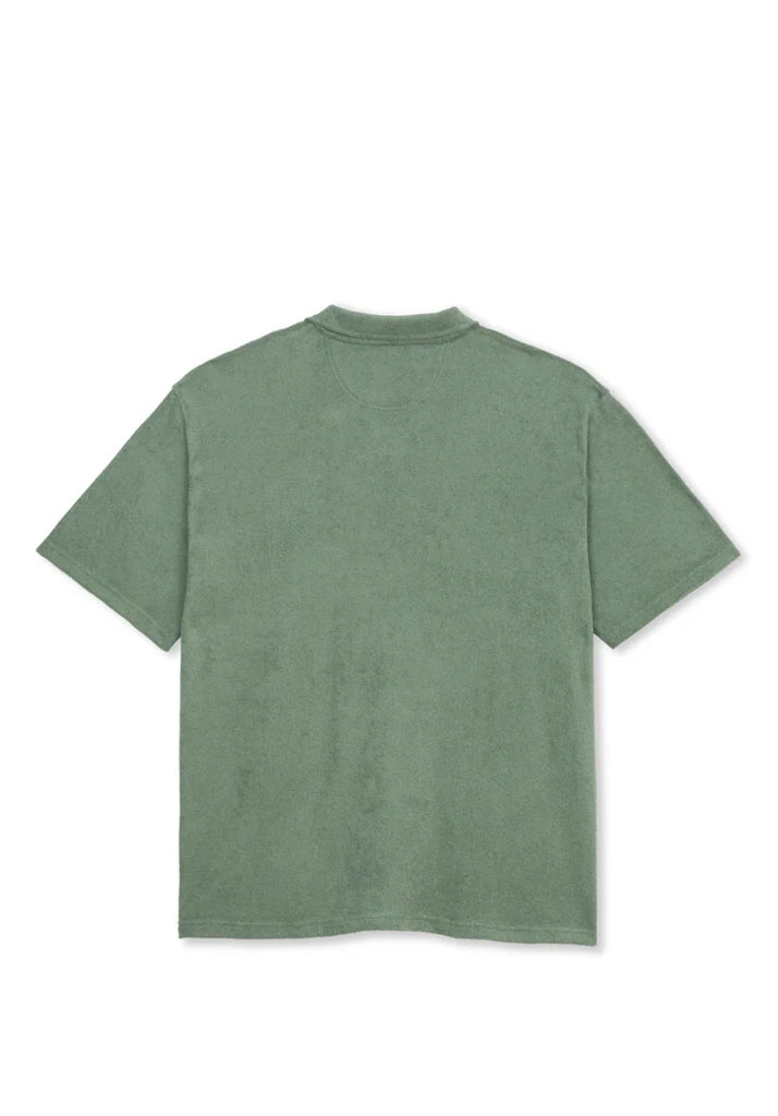 T-SHIRT MANICHE CORTE POLAR SKATE CO. SERGE POLO SHIRT JADE GREEN M (Size M)