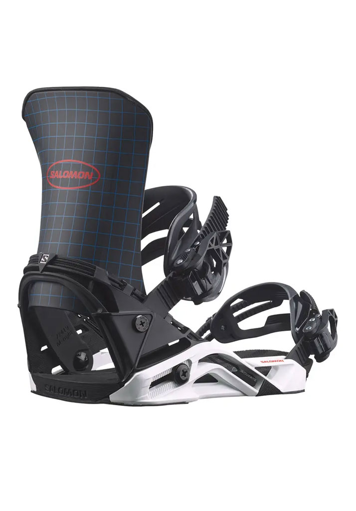 ATTACCHI SNOWBOARD SALOMON DISTRICT 2027 BLACK WHITE M (Size M)