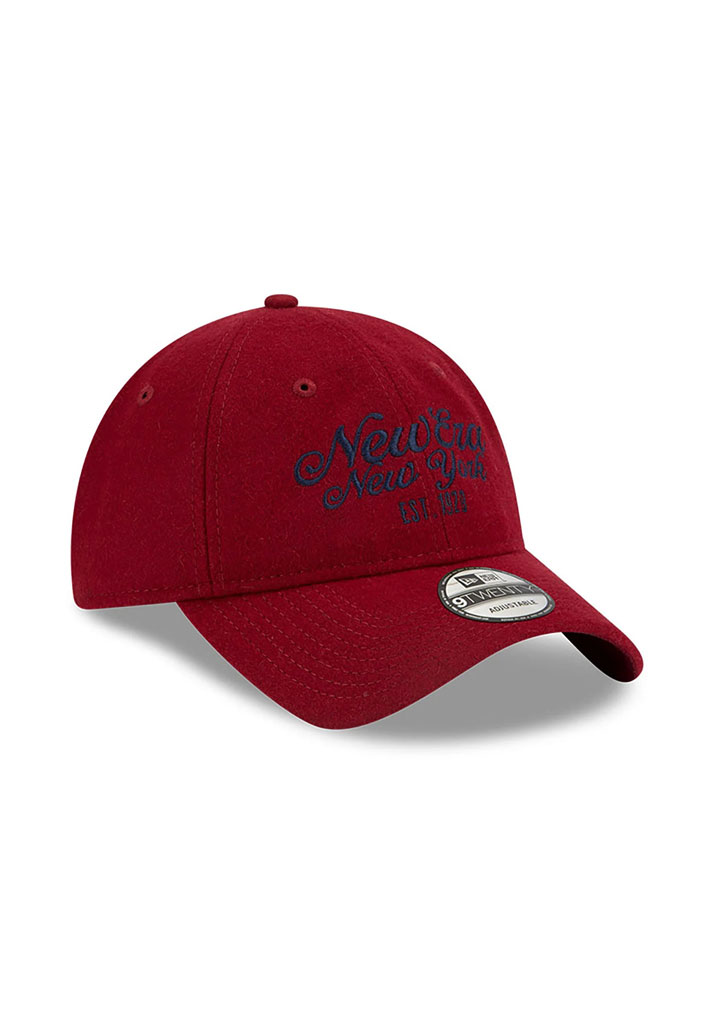 CAPPELLO NEW ERA 9TWENTY REGOLABILE NEW ERA MELTON RED BLUE