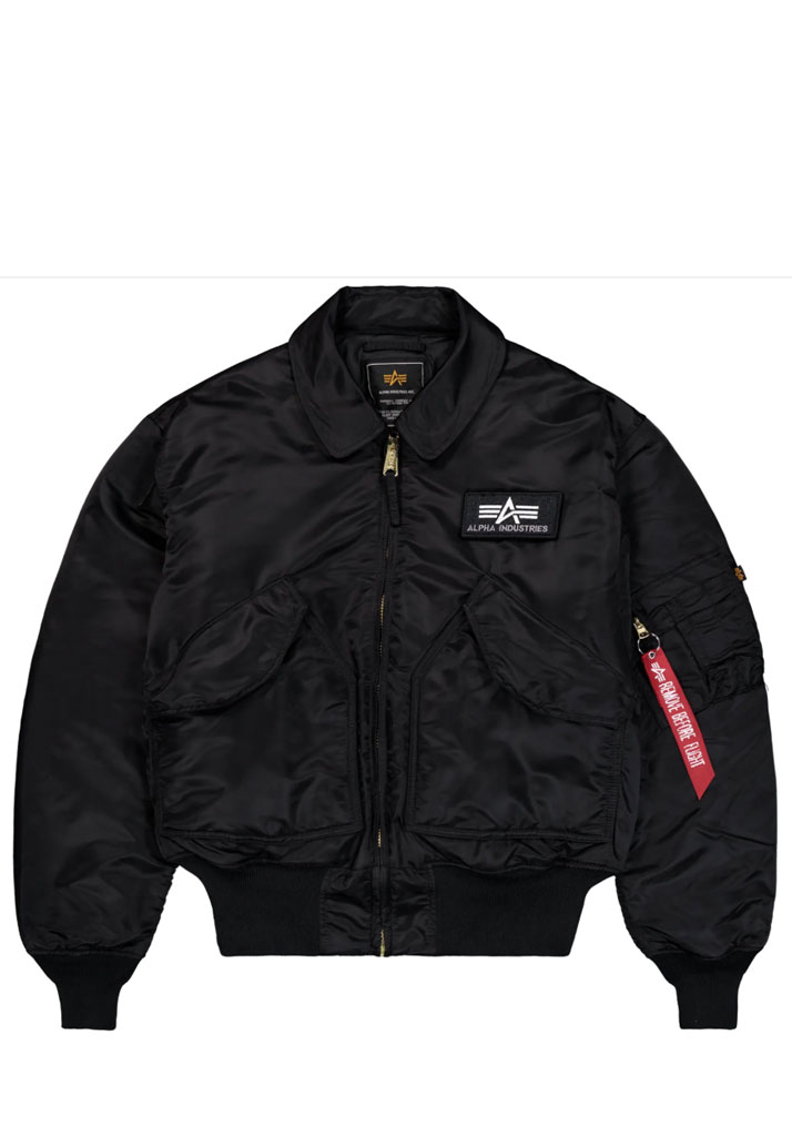 GIACCA ALPHA INDUSTRIES CWU-45 HERITAGE BLACK M (Size M)