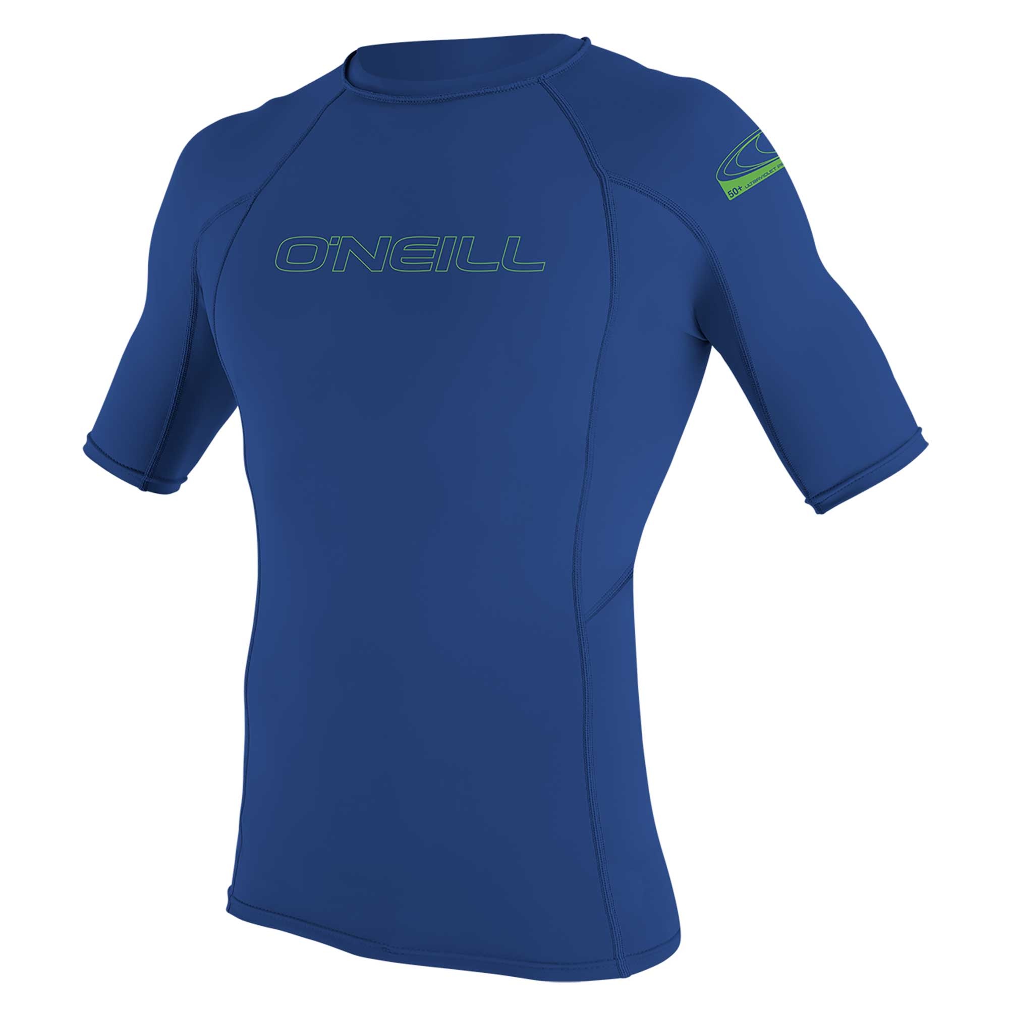 O'nelil Youth Basic Skins S/S Rash Guard - "Color: PACIFIC","Size: 12"