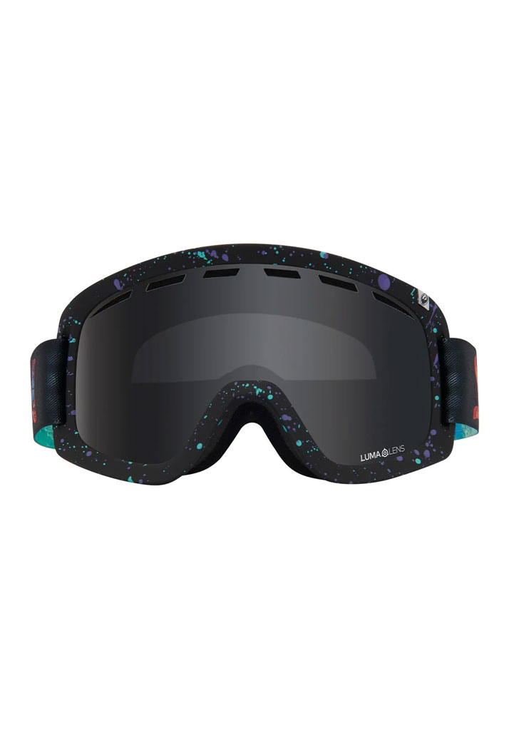 MASCHERA SNOWBOARD DRAGON DR D1 OTG BONUS 2 RATTLECAN LLDARKSMOKE+LLFLASHBLUE
