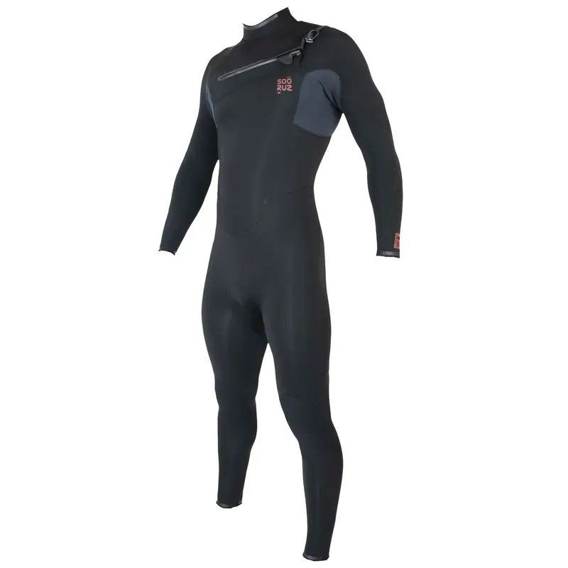 Sooruz Fullsuit Men Fighter Chest-zip 5/4/3 - "Color: Black","Size: S"