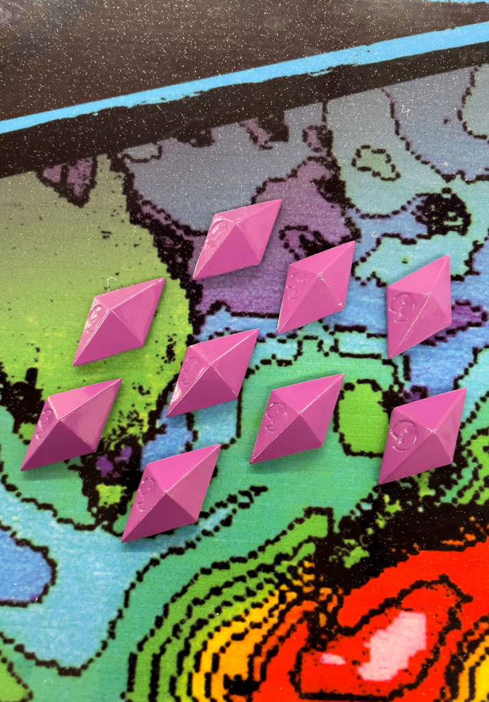 PAD ANTISCIVOLO OBJ PURPLE NEILS DIAMONDS METAL 9PCS