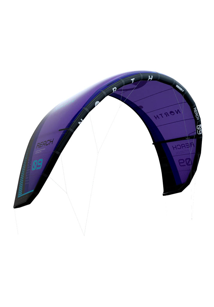 VELA KITESURF NORTH KITEBOARDING REACH KITE 2026 512 DEEP PURPLE 10m (Size 10m)