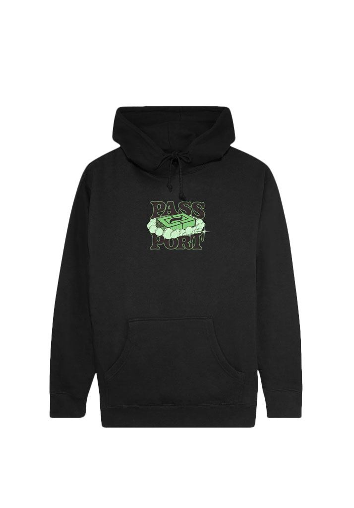 FELPA CAPPUCCIO PASS~PORT SOAP HOODIE BLACK M (Size M)