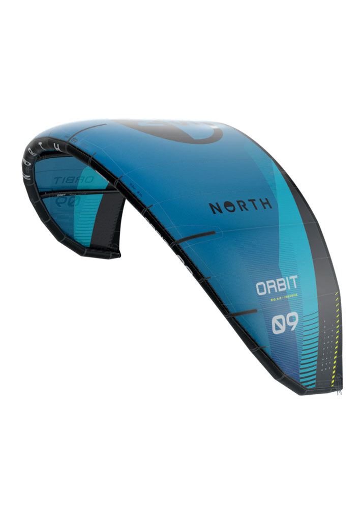 VELA KITESURF NORTH KITEBOARDING ORBIT KITE 2026 415 TURQUOISE 9m (Size 9m)