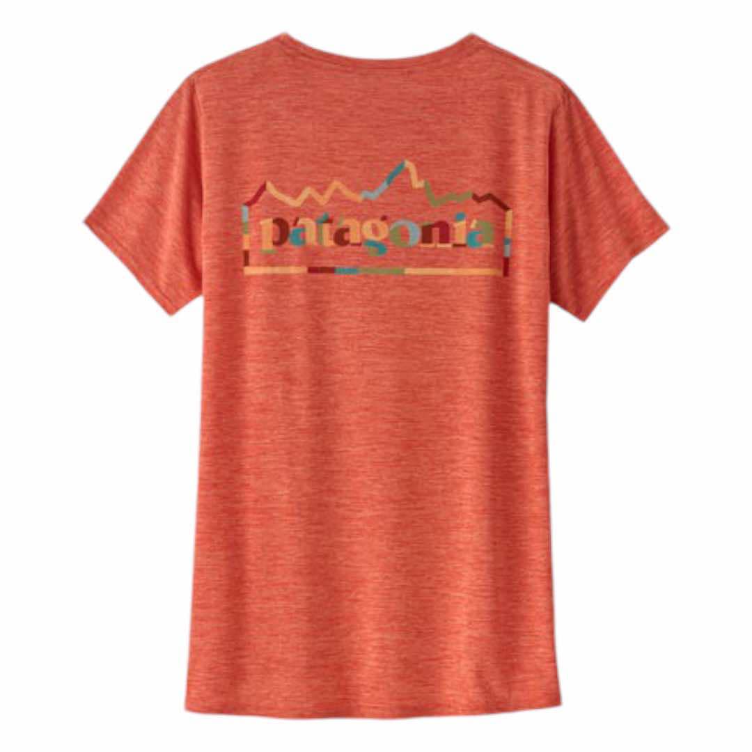 Patagonia W'S Capilene® Cool Daily Graphic Shirt (L, SUBTIDAL BLUE X-DYE)