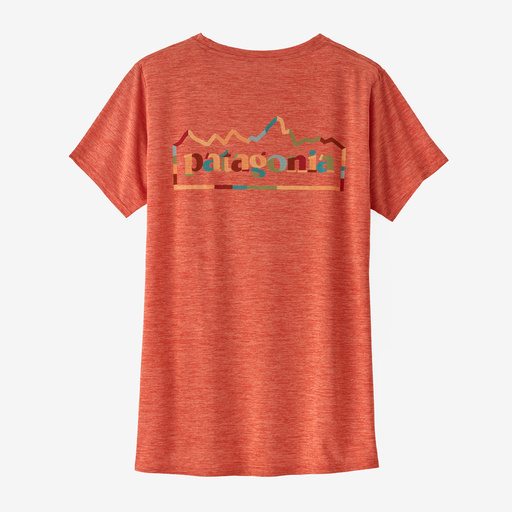 Patagonia W'S Capilene® Cool Daily Graphic Shirt (XL, BURL RED X-DYE)