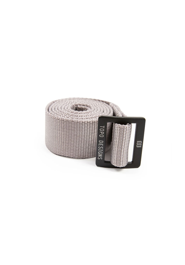 CINTURA TOPO DESIGN WEB BELT - 1.5 SILVER U