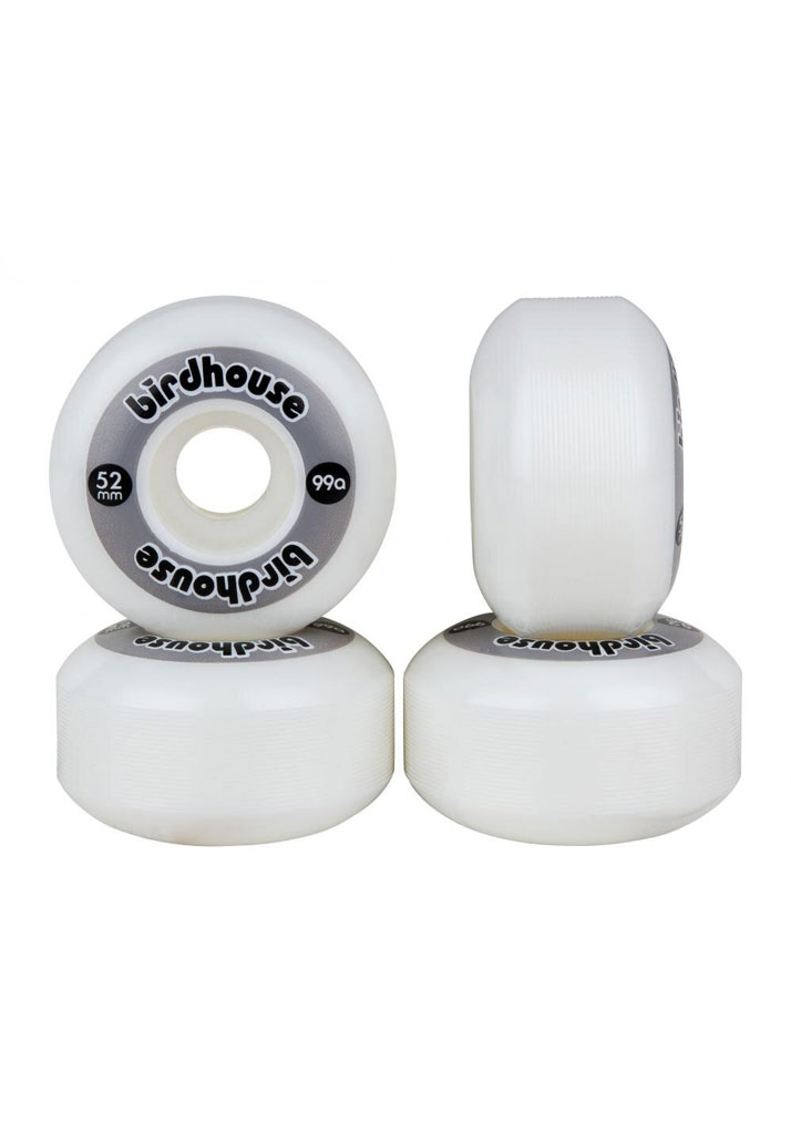 RUOTE SKATE BIRDHOUSE WHEELS LOGO GREY 52mm 99a