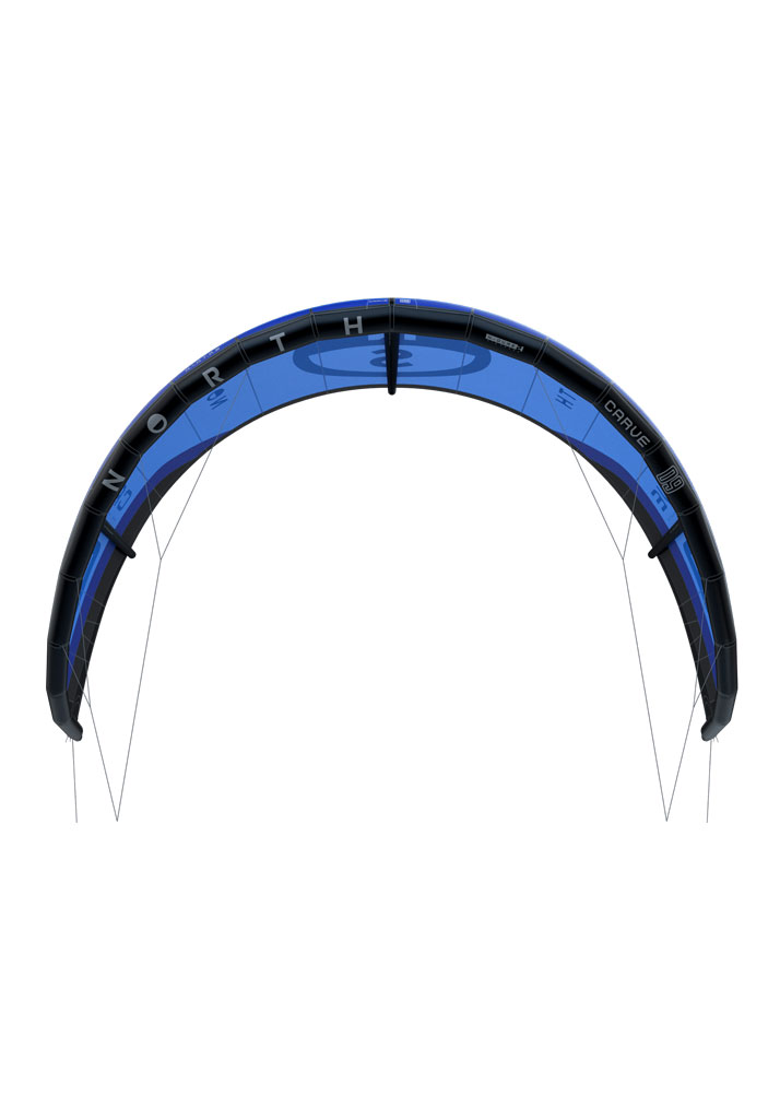 VELA KITESURF NORTH KITEBOARDING CARVE KITE 2025 475 PACIFIC BLUE 7m (Size 7m)