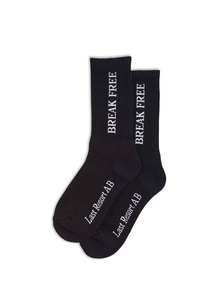 CALZE LAST RESORT BREAK FREE SOCKS BLACK 39-42 (Size 39-42)