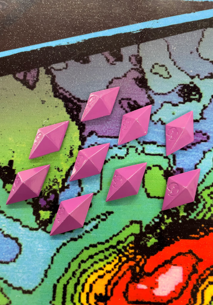 PAD ANTISCIVOLO OBJ PURPLE NEILS DIAMONDS METAL 9PCS