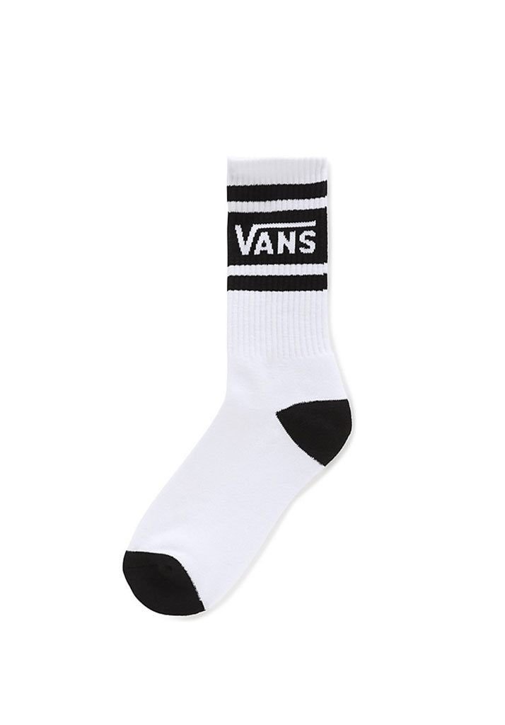CALZE VANS MN VANS DROP V CREW WHITE BLACK 39-42 (Taglia 39-42)