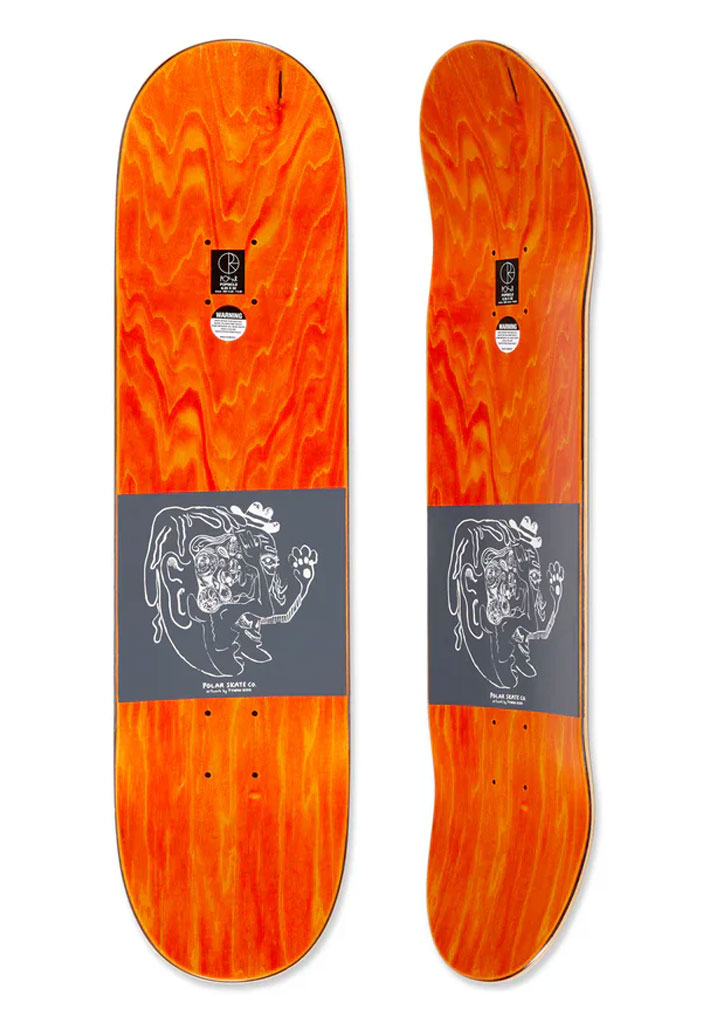 TAVOLA SKATE POLAR SKATE CO. TIME TRAVELERS 8.25" DANE BRADY U