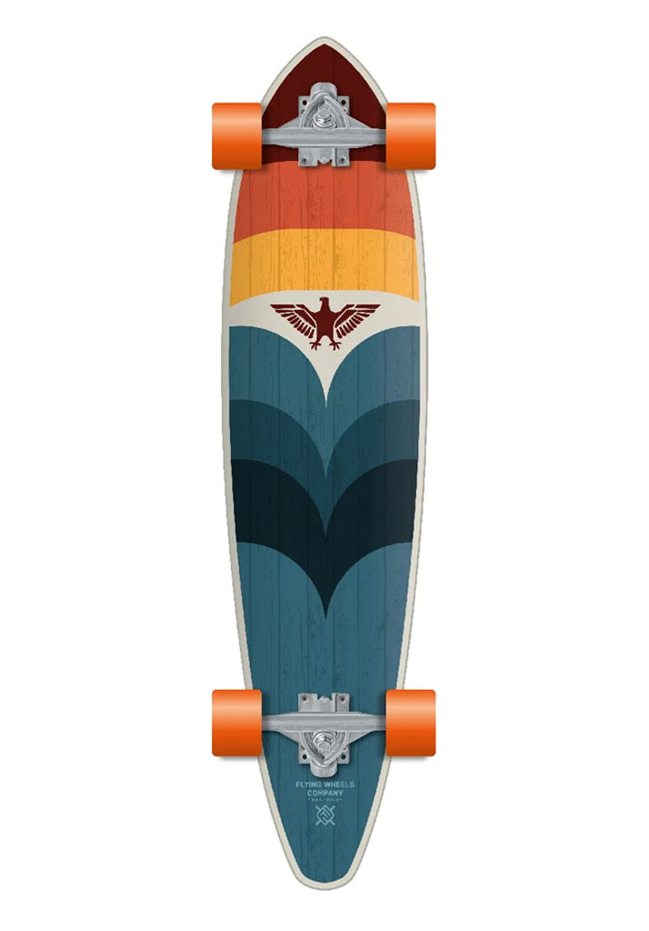 LONGBOARD COMPLETO FLYING WHEELS EAGLE 35"