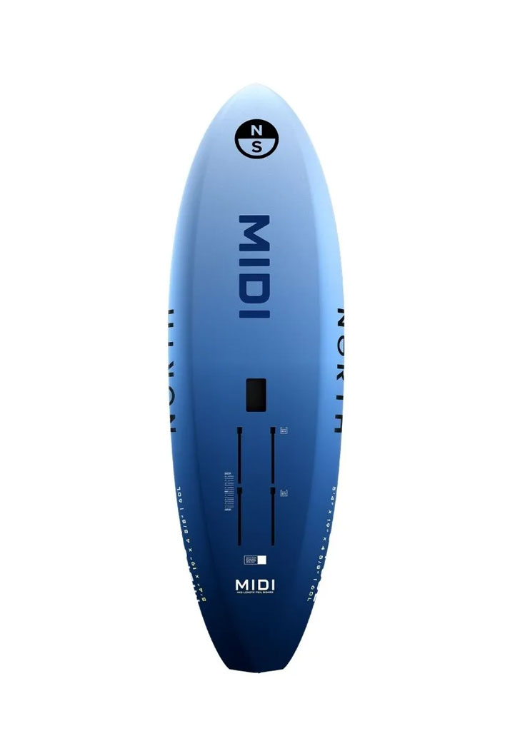 TAVOLA HYDROFOIL WING NORTH KITEBOARDING MIDI FOIL BOARD 465 TIDAL BLUE 6.0 inch (Size 6.0 inch)