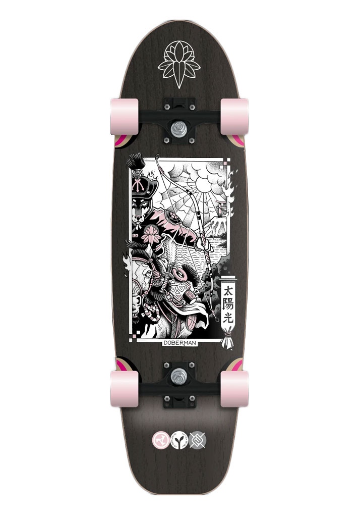 LONGBOARD COMPLETO FLYING WHEELS DOBERMAN 31"