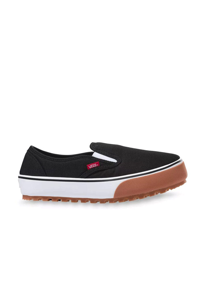 SCARPE SKATE VANS SNOW LODGE SLIPPER MID BLACK WHITE 40 1/2 (Taglia 40 1/2)