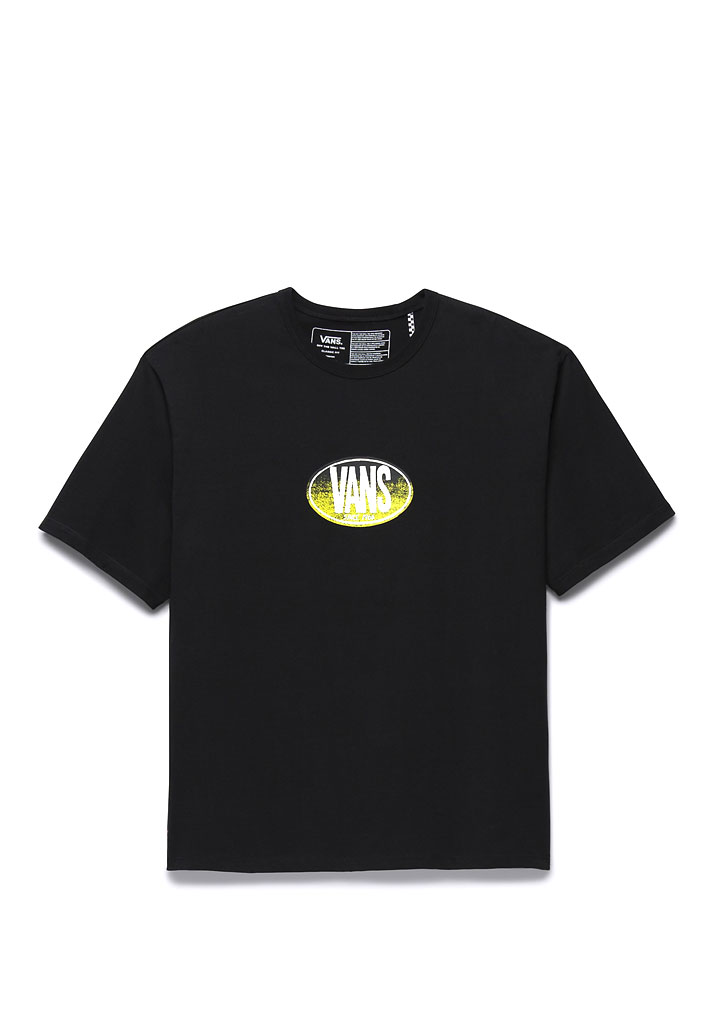 T-SHIRT MANICHE CORTE VANS OFF THE WALL GRADIENT L SKATE BLACK XL (Size XL)