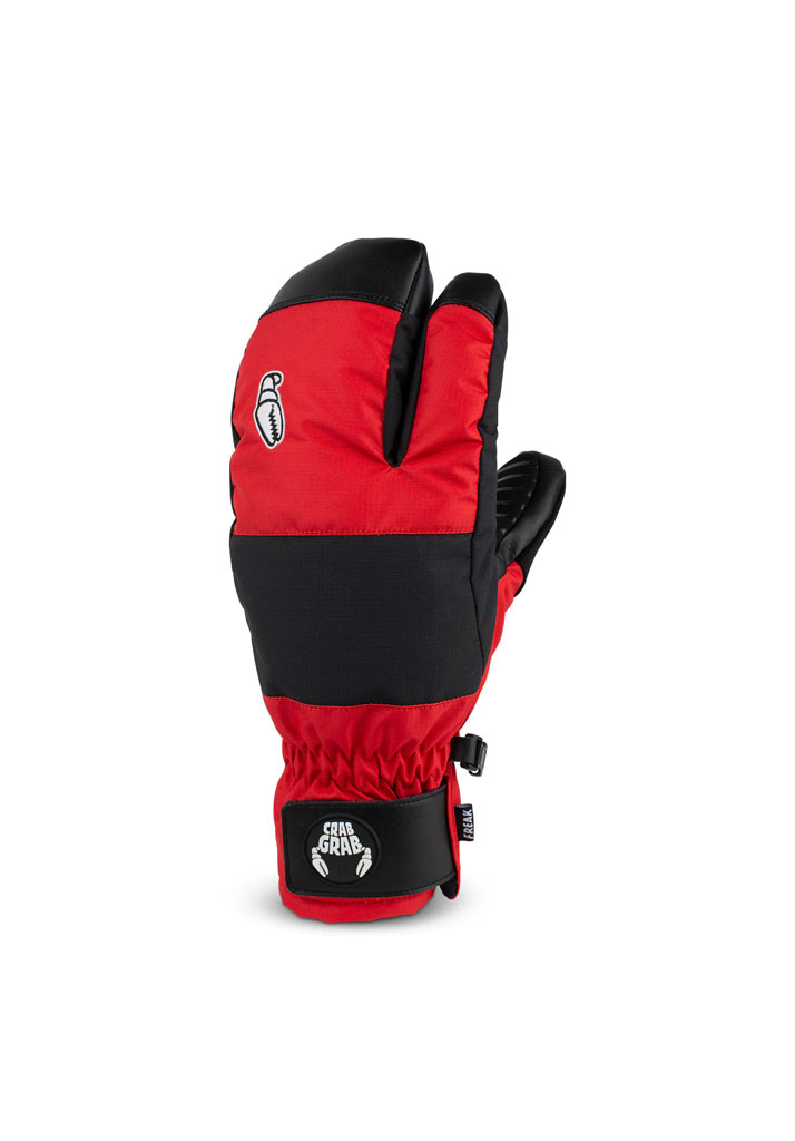 GUANTI SNOWBOARD CRAB GRAB FREAK TRIGGER RED BLACK M (Size M)
