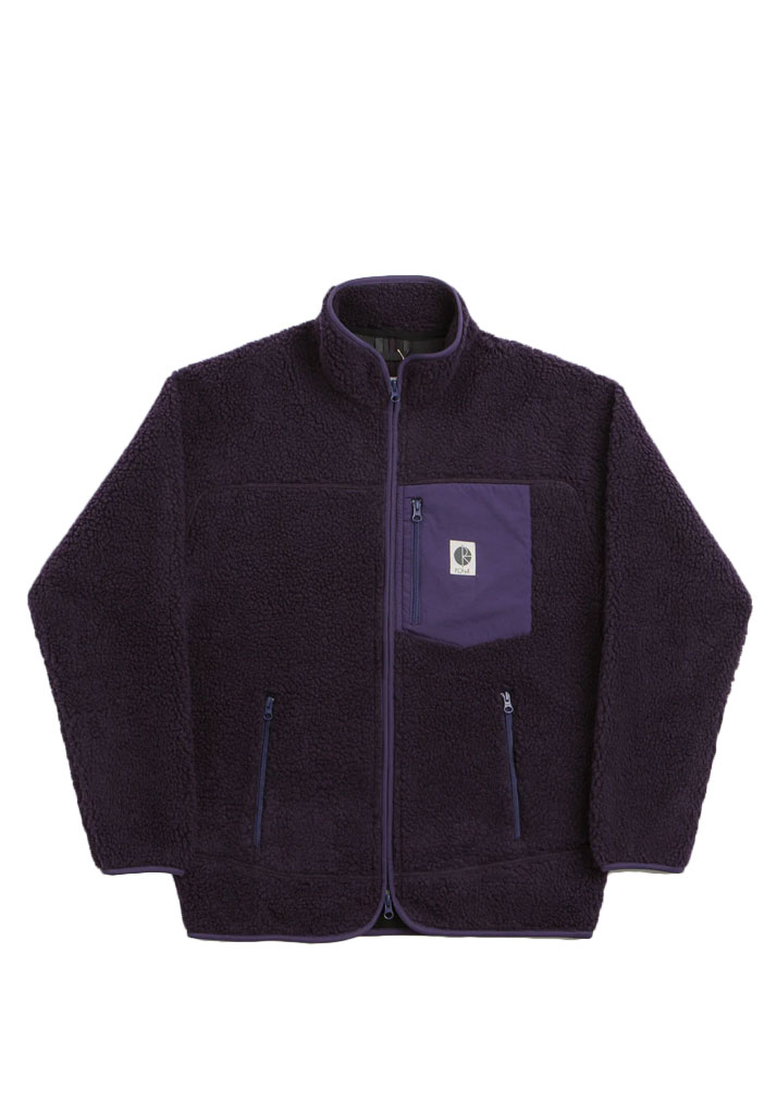 GIACCA POLAR SKATE CO. KIKI JACKET DARK VIOLET M (Size M)
