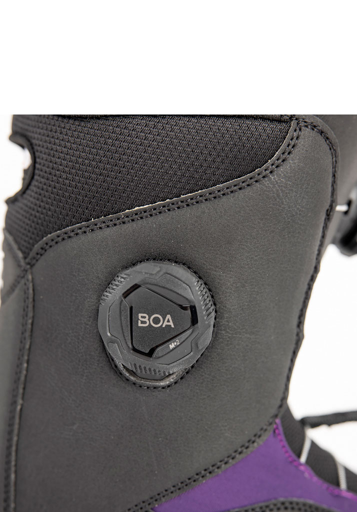SCARPONI SNOWBOARD NITRO SCALA BOA 2024 BLACK PURPLE 37 1/3 (Size 37 1/3)