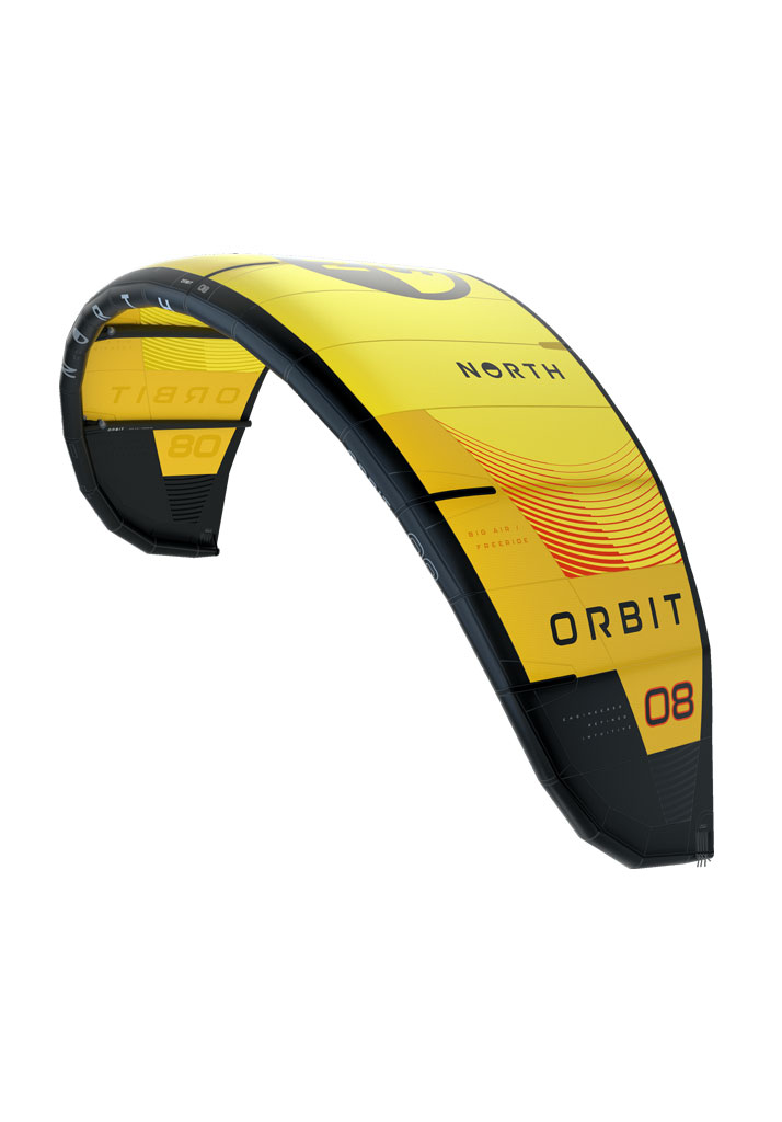 VELA KITESURF NORTH KITEBOARDING ORBIT KITE 2024 218 SUNSET YELLOW 11m (Taglia 11m)