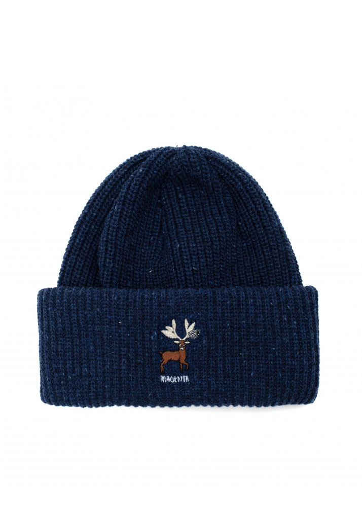 BERRETTA MAGENTA SKATEBOARDS DEER BEANIE PETROL BLUE U