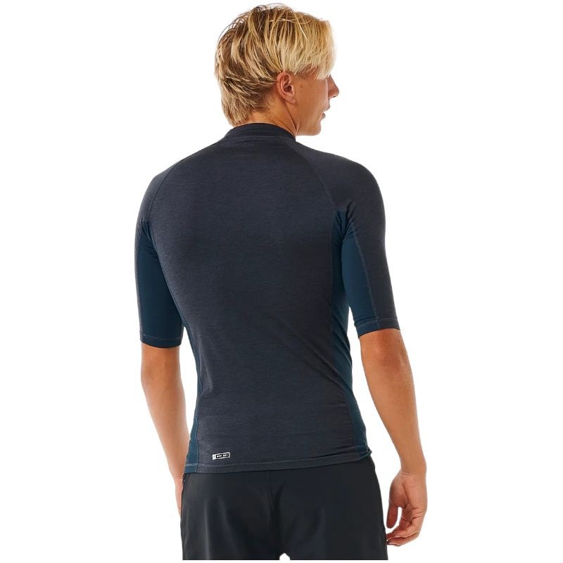 RIP CURL Maglia anti irritazioni UPF a maniche corte Dawn Patrol Perf (RED MARLE, M)