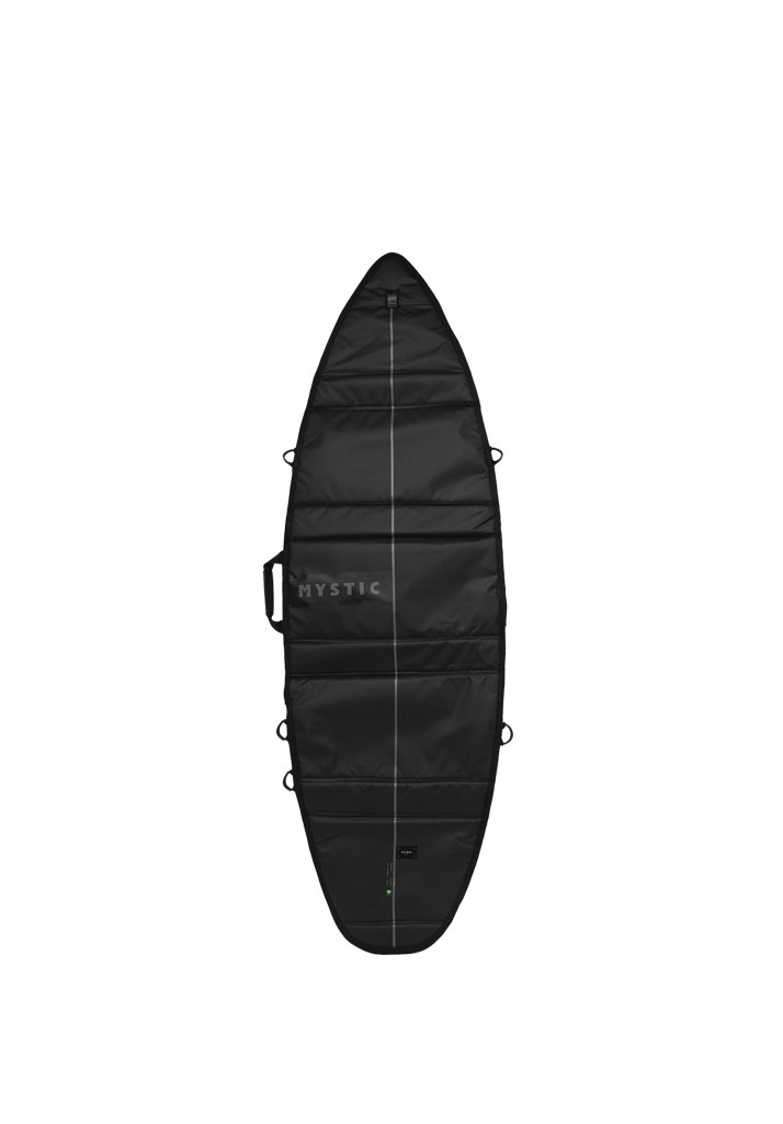 SACCA KITE MYSTIC PATROL DAY COVER SHORTBOARD 900 BLACK 6.0 inch (Size 6.0 inch)