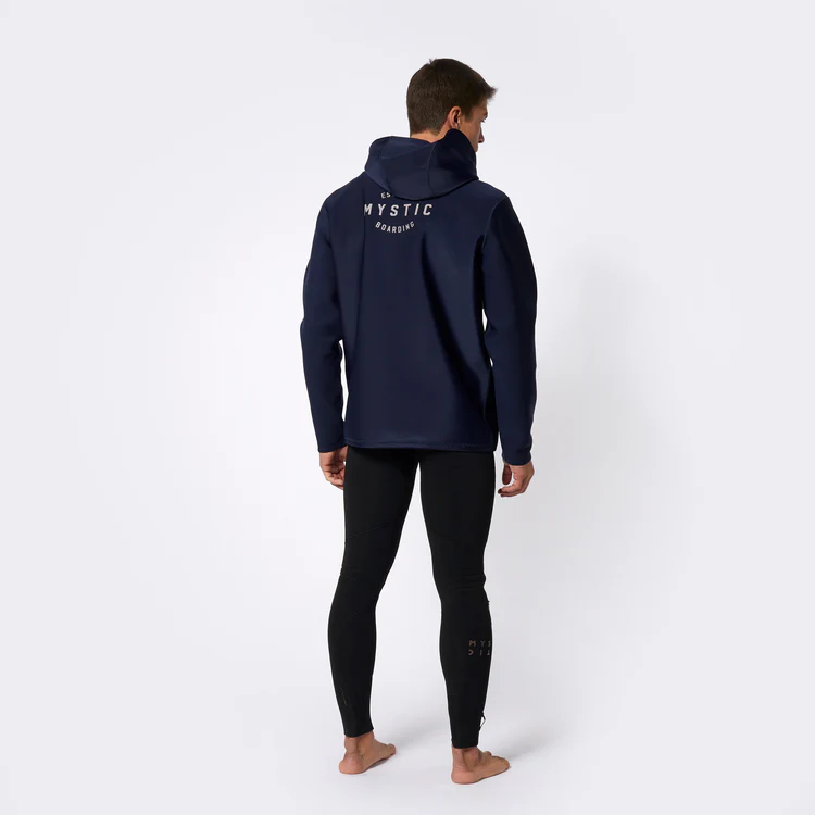 Mystic Haze Neoprene Hoodie 2mm - "Color: Navy","Size: L"
