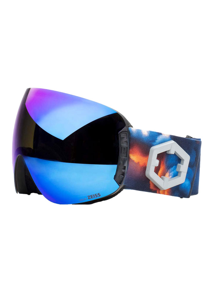MASCHERA SNOWBOARD OUT OF OPEN EXPLOSION (S) + BL STORM - BLUE MC1