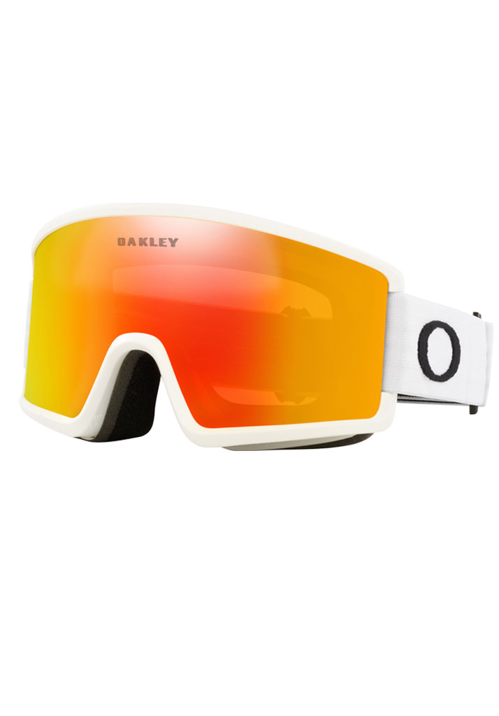 MASCHERA SNOWBOARD OAKLEY TARGET LINE L MATTE WHITE FIRE IRIDIUM U