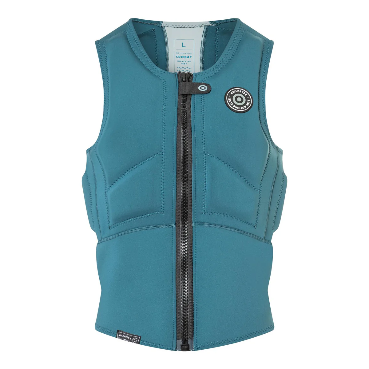 Neil Pryde Combat Impact HS FZ Vest Men - "Color: C2 Petrol / Light grey-blue","Size: L"