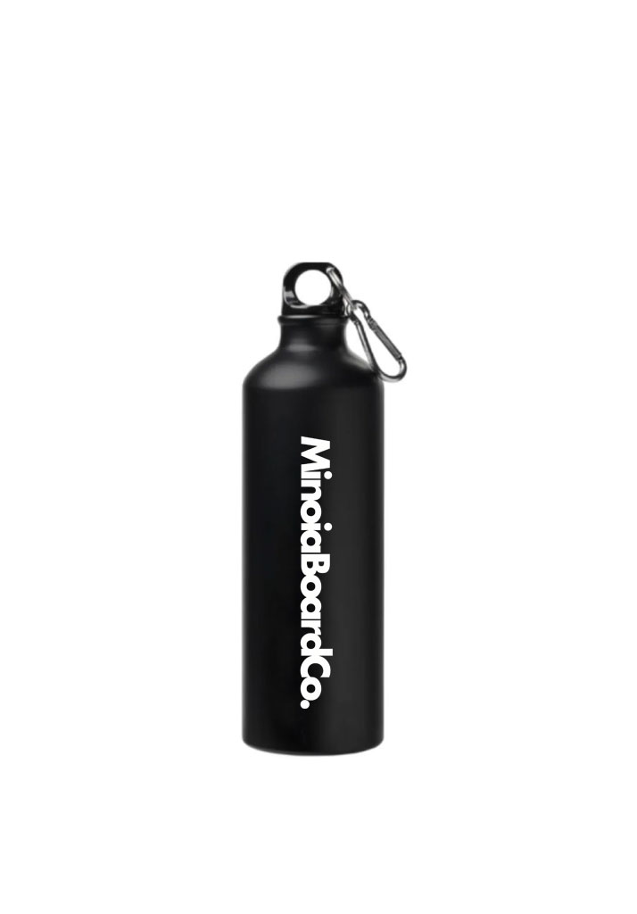 GADGET MINOIA BOARD CO ALUMINUM BOTTLE BLACK